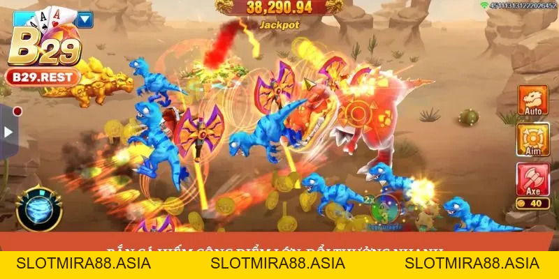 Dinosaur Tycoon 2 - Bắn cá hiện đại, giao diện bắt mắt