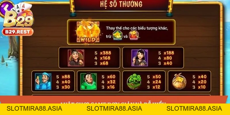 Slots game Ăn Khế Trả Vàng với jackpot tiền tỷ, hấp dẫn