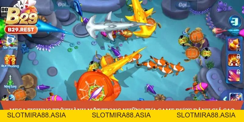 Mega Fishing - Khám phá trò chơi bắn cá nổi bật tại B29
