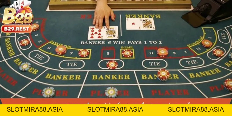 Live Baccarat tương tác trực tiếp với dealer xinh, chân thực